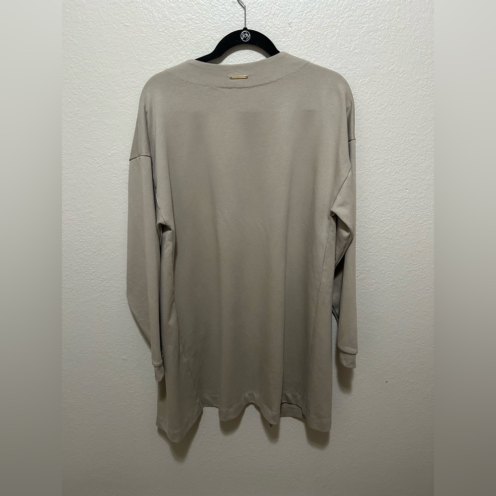 Gymshark X Whitney Simmons Oversized Robe Size Medium Tan Beige - Picture 4 of 6